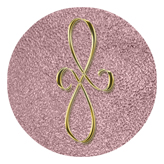 DAROUND 601 GD SH OR Gold Scroll Shimmer Orchid Background